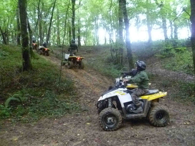  Quad in den Bergen in La Mongie 
